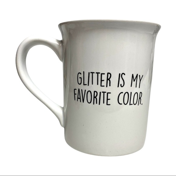Enesco Celebrate/Glitter Is My Favorite Color Ceramic Our Name Is Mud Mug - Picture 9 of 16